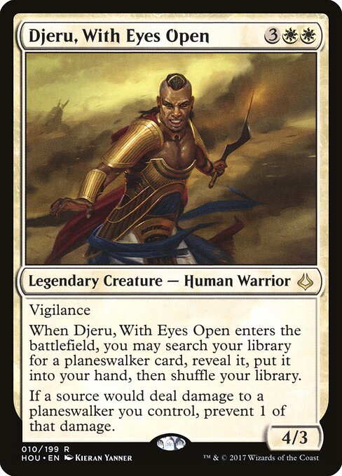 Djeru, With Eyes Open | HOU #10 | Nonfoil | English, catalog image