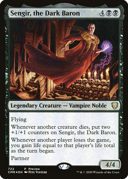Sengir, the Dark Baron | CMR #722 | Foil | English, catalog image
