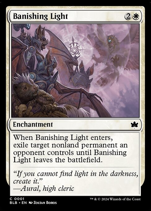 Banishing Light | BLB #1 | Nonfoil | English, catalog image