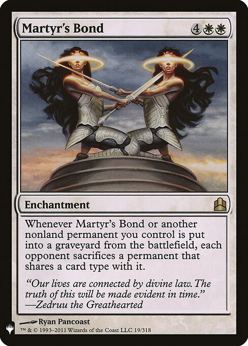 Martyr's Bond | PLST #CMD-19 | Nonfoil | English, catalog image