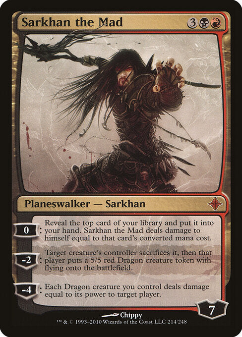 Sarkhan the Mad, ROE #214, English, catalog image