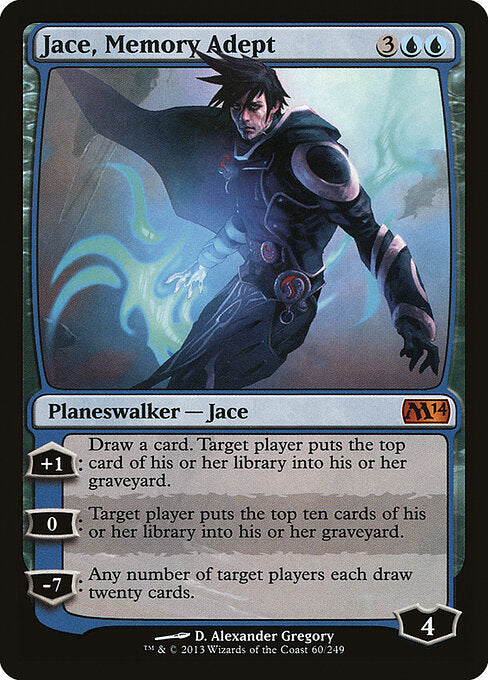 Jace, Memory Adept, M14 #60, English, catalog image