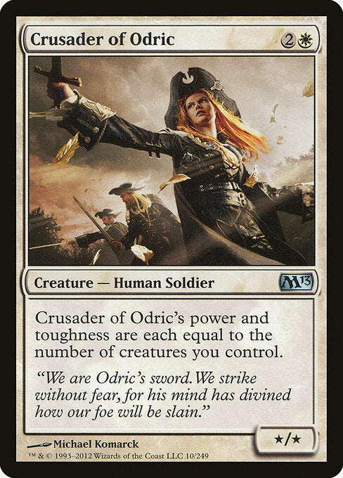 Crusader of Odric | M13 #10 | Nonfoil | English, catalog image