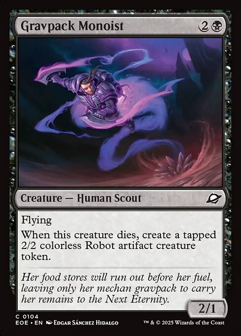 Gravpack Monoist | EOE #104 | Foil | English, catalog image