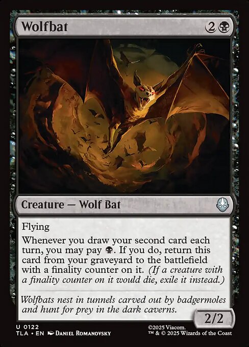Wolfbat | TLA #122 | Nonfoil | English, catalog image