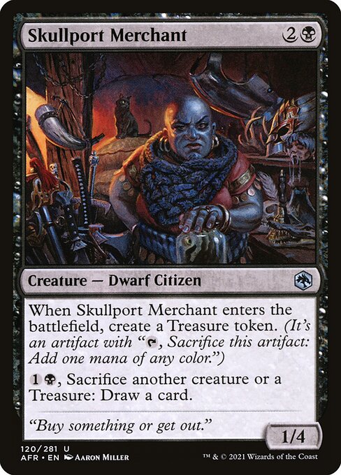 Skullport Merchant | AFR #120 | Nonfoil | English, catalog image