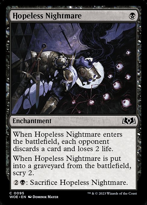 Hopeless Nightmare | WOE #95 | Nonfoil | English, catalog image