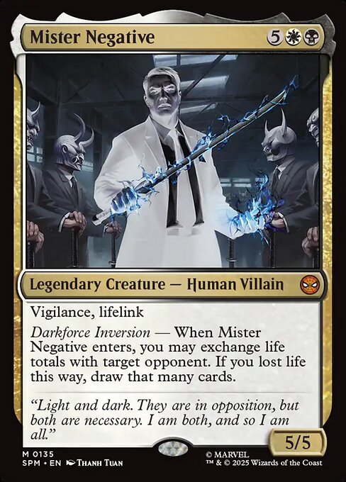 Mister Negative | SPM #135 | Nonfoil | English, catalog image