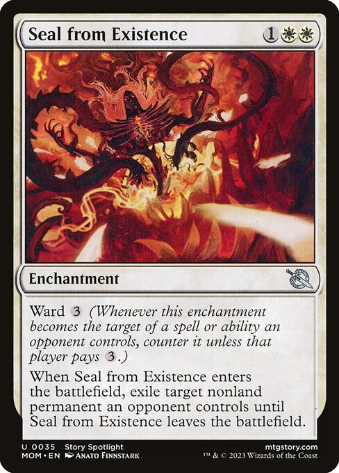 Seal from Existence | MOM #35 | Nonfoil | English, catalog image