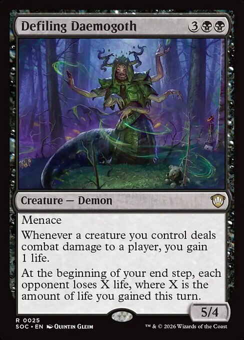 Defiling Daemogoth, SOC #25, English, catalog image