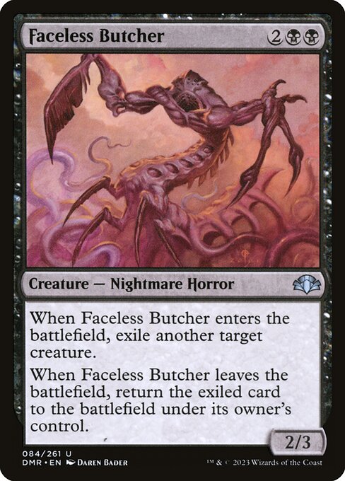 Faceless Butcher | DMR #84 | Nonfoil | English, catalog image