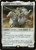 Gandalf, White Rider, PLTC #2, English, catalog image