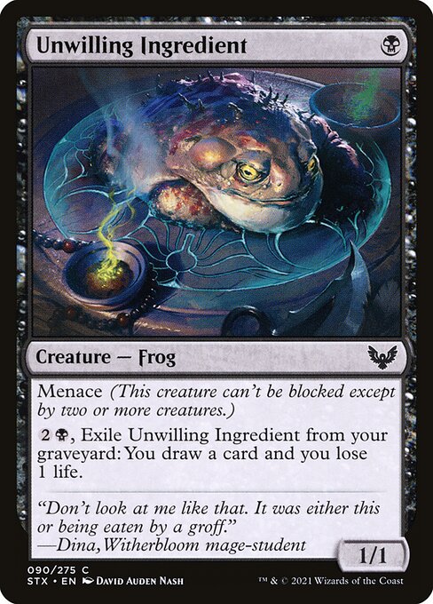 Unwilling Ingredient | STX #90 | Nonfoil | English, catalog image