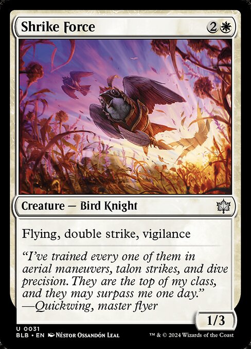 Shrike Force | BLB #31 | Nonfoil | English, catalog image