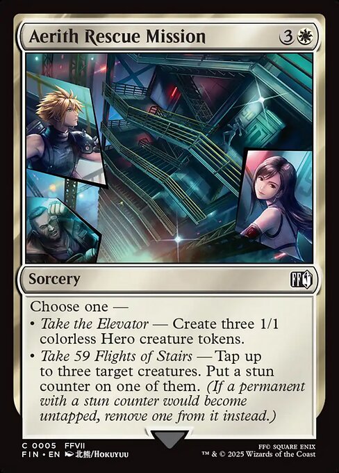 Aerith Rescue Mission | FIN #5 | Nonfoil | English, catalog image