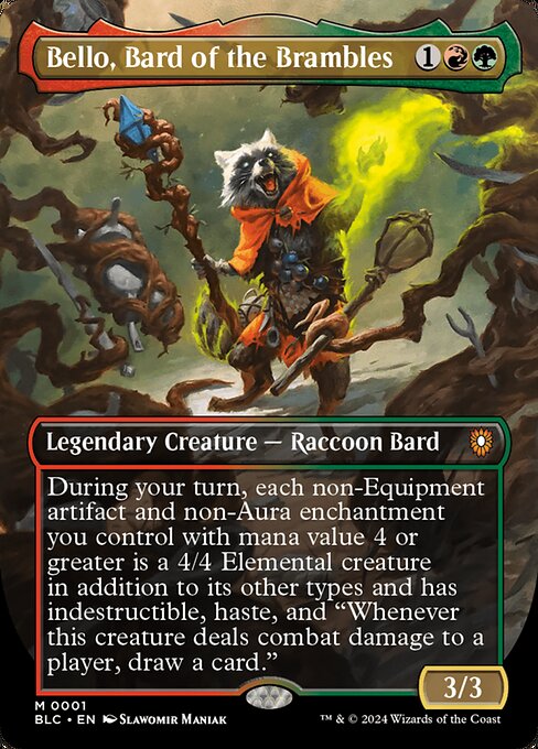 Bello, Bard of the Brambles | BLC #1 | Nonfoil | English, catalog image
