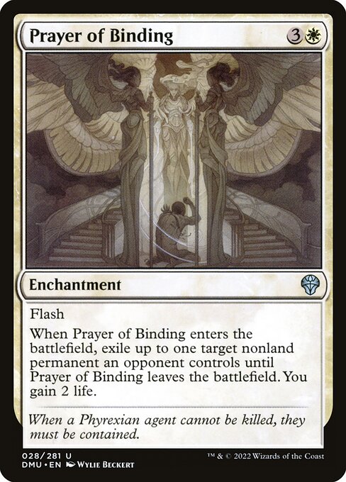 Prayer of Binding | DMU #28 | Nonfoil | English, catalog image
