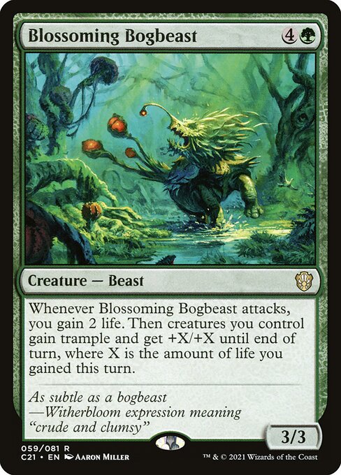 Blossoming Bogbeast, C21 #59, English, catalog image