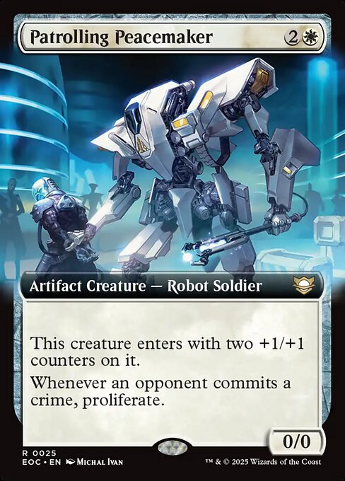 Patrolling Peacemaker, EOC #25, English, catalog image