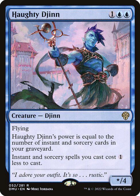 Haughty Djinn, DMU #52, English, catalog image