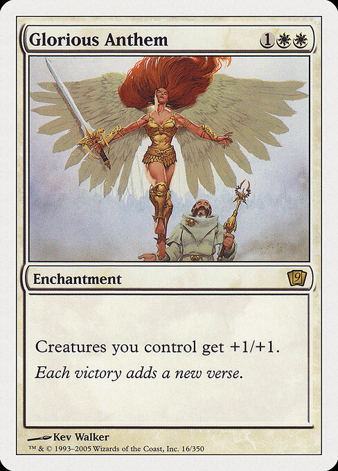 Glorious Anthem | 9ED #16 | Nonfoil | English, catalog image