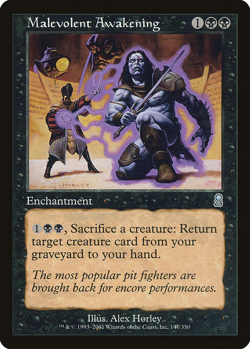 Malevolent Awakening | ODY #147 | Nonfoil | English, catalog image
