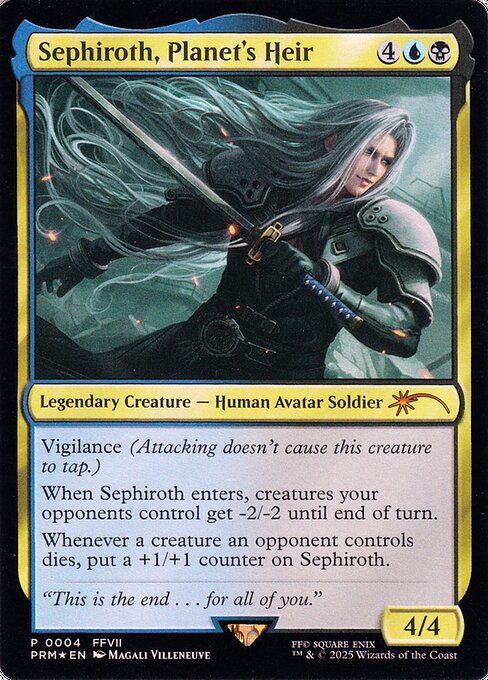 Sephiroth, Planet's Heir | PMEI #2025-14 | Foil | English, catalog image