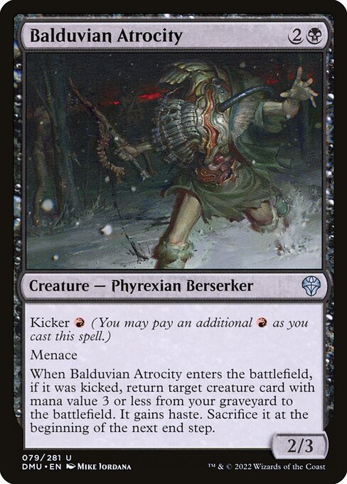Balduvian Atrocity | DMU #79 | Foil | English, catalog image