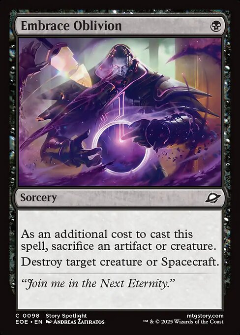 Embrace Oblivion | EOE #98 | Foil | English, catalog image