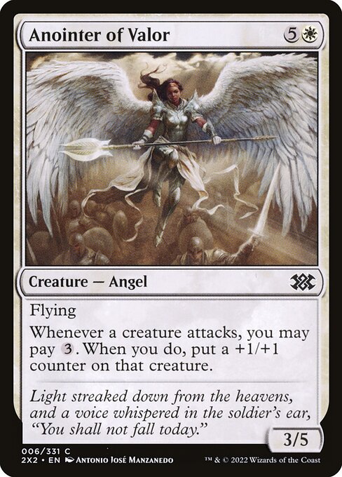 Anointer of Valor | 2X2 #6 | Nonfoil | English, catalog image