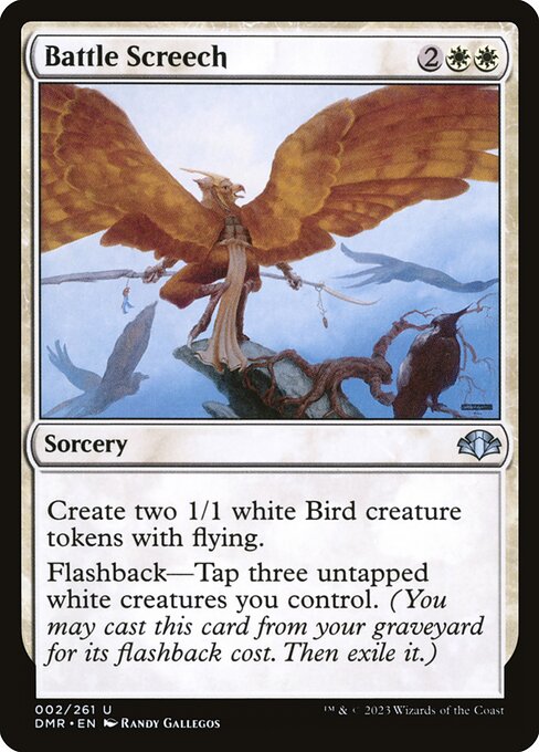 Battle Screech | DMR #2 | Nonfoil | English, catalog image