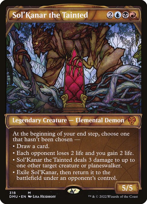 Sol'Kanar the Tainted, DMU #318, English, catalog image