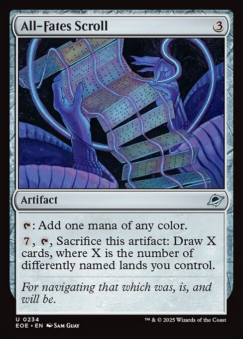 All-Fates Scroll, EOE #234, English, catalog image