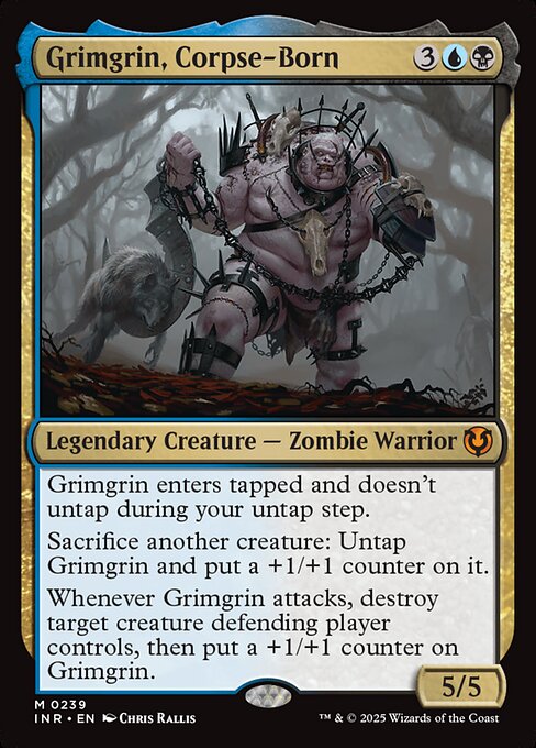 Grimgrin, Corpse-Born, INR #239, English, catalog image