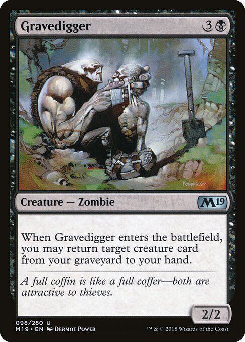 Gravedigger | M19 #98 | Nonfoil | English, catalog image