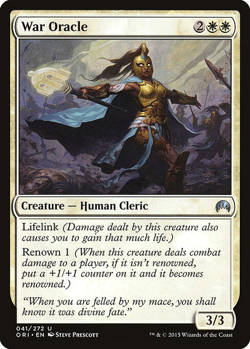 War Oracle | ORI #41 | Nonfoil | English, catalog image