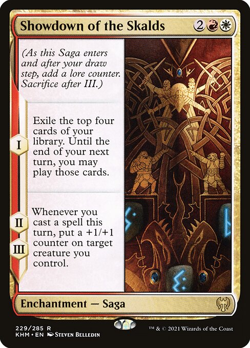 Showdown of the Skalds, KHM #229, English, catalog image