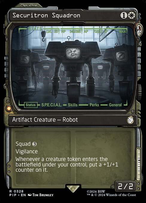 Securitron Squadron, PIP #328, English, catalog image