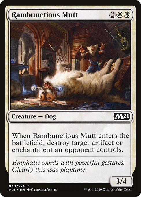 Rambunctious Mutt | M21 #30 | Nonfoil | English, catalog image