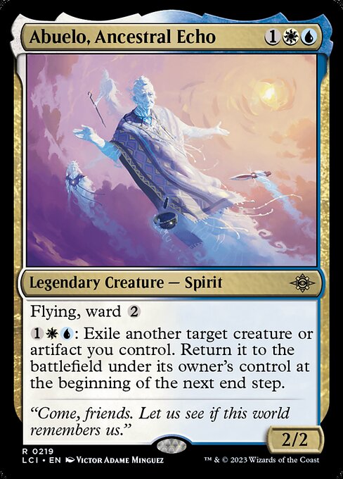 Abuelo, Ancestral Echo | LCI #219 | Nonfoil | English, catalog image