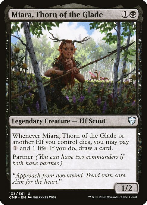 Miara, Thorn of the Glade | CMR #133 | Nonfoil | English, catalog image