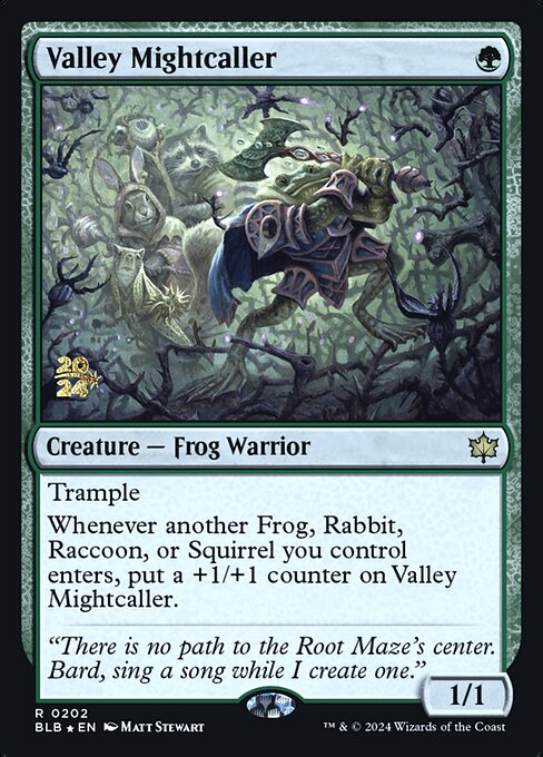 Valley Mightcaller, PBLB #202s, English, catalog image