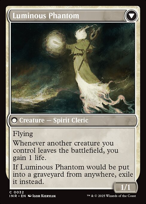 Lunarch Veteran // Luminous Phantom, reverse face, catalog image