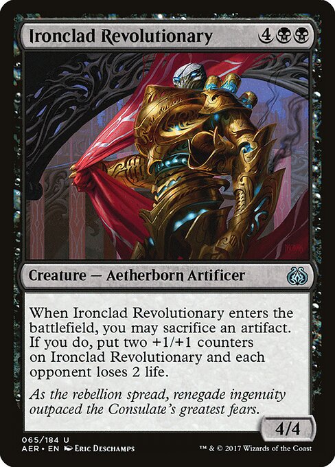 Ironclad Revolutionary | AER #65 | Nonfoil | English, catalog image