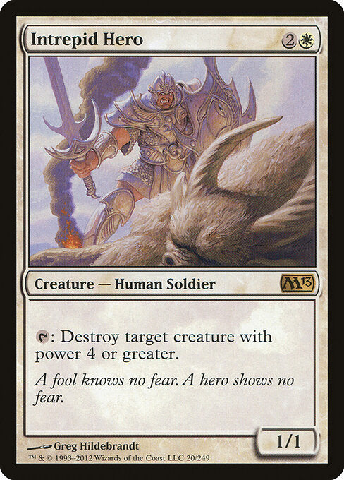 Intrepid Hero, M13 #20, English, catalog image