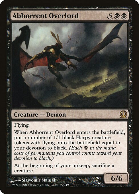 Abhorrent Overlord, THS #75, English, catalog image