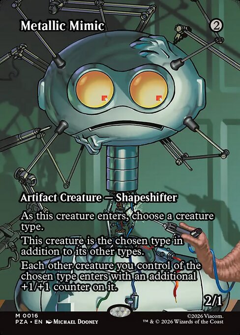 Metallic Mimic, PZA #16, English, catalog image