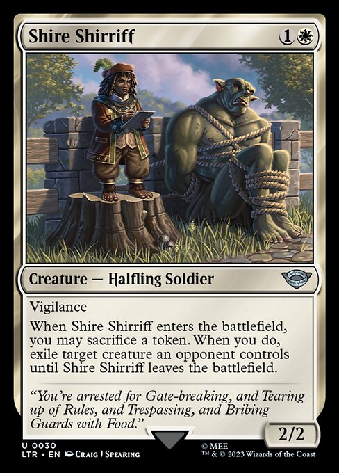 Shire Shirriff | LTR #30 | Nonfoil | English, catalog image