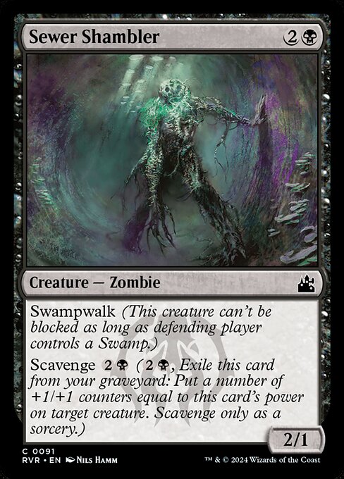 Sewer Shambler | RVR #91 | Nonfoil | English, catalog image