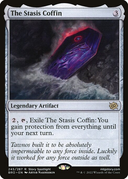 The Stasis Coffin, BRO #245, English, catalog image